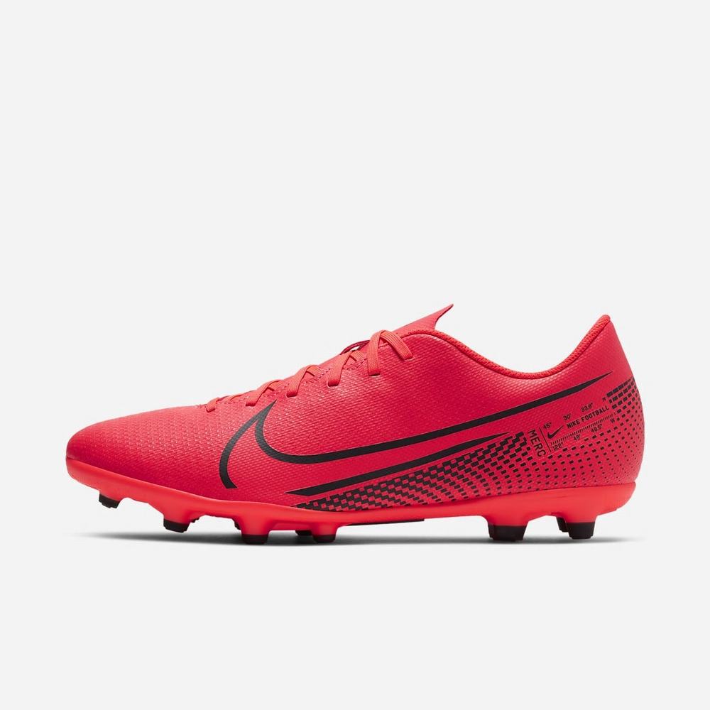 Crampon De Foot Nike Mercurial Vapor 13 Club MG Rouge 2906-178 Laser Crimson/Laser Crimson/Black Femme | JRO-10952348